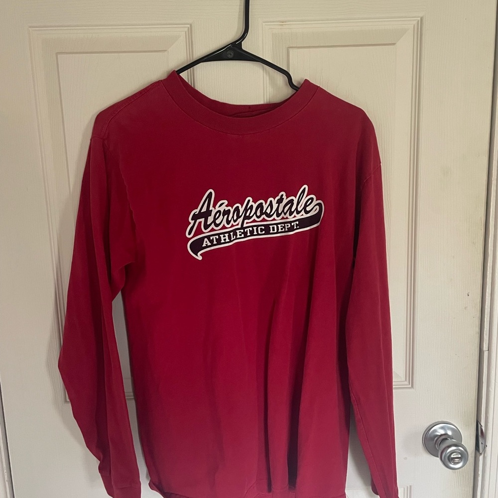 Aeropostale Crew Neck Long Sleeve Tee Size Large